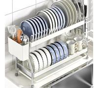 Évier en acier inoxydable avec support de baguettes, égouttoir à vaisselle peu encombrant pour un rangement propre de la vaisselle, solution de cuisine efficace pour les usagers et plus encore