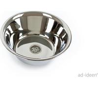 Évier en acier inoxydable Camping Évier lavabo 24cmØ 19mm écoulement camping-car Voyage