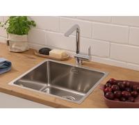 Évier En Acier Inoxydable Encastrable 49 X 44 Cm Respekta Detroit