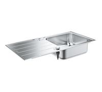 Grohe Éviers - Évier K500 avec garniture de vidage automatique, 1000x500 mm, inox brossé 31563SD1