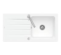 Évier en céramique 1 bac Villeroy & Boch Architectura avec égouttoir réversible 1 000 x 510mm