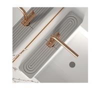 Évier en pierre à séchage instantané, tapis de robinet en pierre pour évier de cuisine, plateau d'évier en pierre de diatomite à séchage rapide, protection anti-éclaboussures, tapis absorbant pour