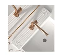 Évier en pierre à séchage instantané, tapis de robinet en pierre pour évier de cuisine, plateau d'évier en pierre de diatomite à séchage rapide, protection anti-éclaboussures, tapis absorbant pour