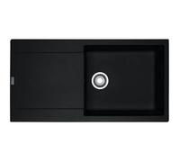 Evier en synthèse ONYX - MRG611-XL - Noir - A encastrer - Bonde 90mm - Antibactérien