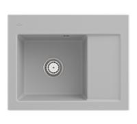 Villeroy und Boch Subway 45 Évier compact à encastrer 331200SM évier à encastrer à gauche, 650x220x510mm, vapeur CeramicPlus