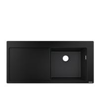hansgrohe S51 - Évier avec égouttoir 1045x510 noir graphite