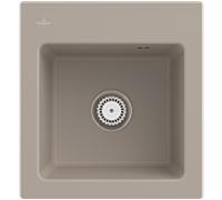 Villeroy und Boch Subway 45 XS évier encastrable 678100AM Spülbecken , 475 x 510 mm, amande CeramicPlus