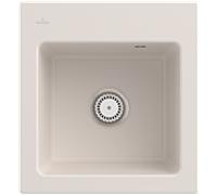 Villeroy und Boch Subway 45 XS évier encastrable 678100KR Spülbecken , 475 x 510 mm, crème CeramicPlus