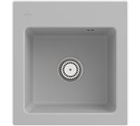 Villeroy und Boch Subway 45 XS évier encastrable 678100SM Spülbecken , 475 x 510 mm, vapeur CeramicPlus