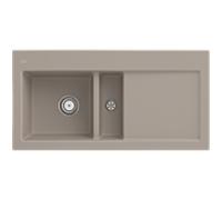 Villeroy und Boch Subway 60 évier encastrable 677000AM Spülbecken gauche, 1000 x 510 mm, amande CeramicPlus