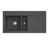 Villeroy und Boch Subway 60 évier encastrable 677000i4 Spülbecken gauche, 1000 x 510 mm, graphite CeramicPlus
