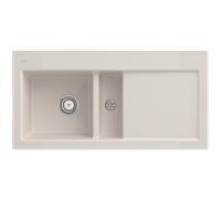 Villeroy und Boch Subway 60 évier encastrable 677000KR Spülbecken gauche, 1000 x 510 mm, crème CeramicPlus