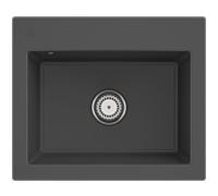 Villeroy und Boch Subway 60 S évier encastrable 330900i4 Spülbecken , 600 x 510 mm, graphite CeramicPlus