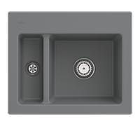 Villeroy und Boch Subway 60 Évier encastré XM 678000SL Spülbecken , 620 x 510 mm, pierre CeramicPlus
