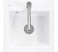 Villeroy und Boch Subway Évier encastrable Style 50 S 331500KG Spülbecken , 500 x 510 mm, blanc neige CeramicPlus