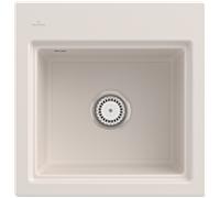 Villeroy und Boch Subway Évier encastrable Style 50 S 331500KR Spülbecken , 500 x 510 mm, crème CeramicPlus