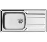 Évier Encastré Athena Plus Evier de Cuisine 100x50cm Taille Trou Robinet
