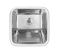 Évier encastré en acier inoxydable à une cuve 45 x 45 cm INOX CHIOS Kuchinox