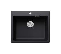 Evier encastrer 60cm silgranit noir 525953