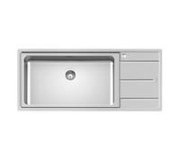 Évier - Foster Evo 3216052 - Inox - 116 x 50 cm - Rectangulaire