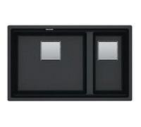 Evier franke kubus 2. 0 fragranit+ kng120 - onyx - vidage : manuel Onyx G