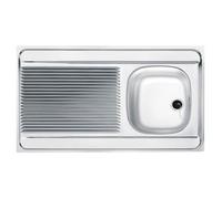 Evier - FRANKE - MAN711 - Inox - 1 Bac - Réversible - 100x60cm