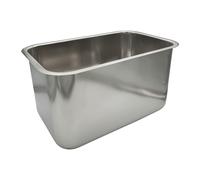 Evier Gastronorm en acier inoxydable, 50x30x30cm
