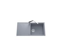 Evier granit gris NOVA 1 grand bac 1 égouttoir
