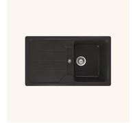 Évier granit noir Schock FORMHAUS 1 bac 1 égouttoir