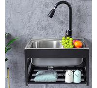 Évier industriel Évier utilitaire Évier à un seul bol Lavabo mural en acier inoxydable Évier commercial Évier de cuisine extérieur Évier portable Lavader