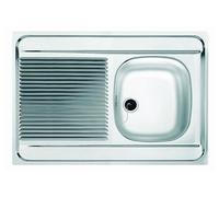 Evier inox - 800x600 mm - MAN711-800 - 013953
