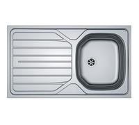 Évier inox à encastrer FRANKE - 1C/1E REL 611- 860x500 mm - 897666