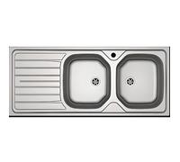 Évier inox à encastrer FRANKE - 2C/1E REL 621 - 1160x500 mm - 898823