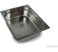 Evier inox Camping 325x265x100 mm évier lavabo + évacuation 19 mm NOUVEAU