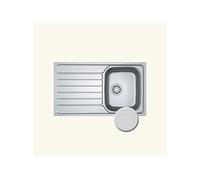 Evier inox dekor Franke SPARK 1 bac 1 égouttoir Inox G