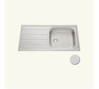 Evier inox mini structure ROCK 1 grand bac 1 égouttoir