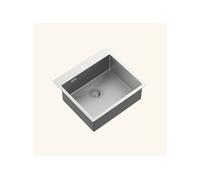 Evier inox nano PVD Turtl TERRA 1 bac 550x505 mm