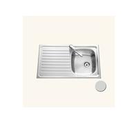 Evier inox nid d'abeille SCALDIS 1 bac 1 égouttoir