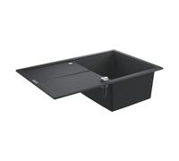 Évier K400 GROHE 31639AP0 1 bac + 1 égouttoir - 78 cm - noir granite