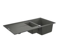 Évier K400 GROHE 31642AT0 1 bac + 1/2 bac + 1 égouttoir - gris granite