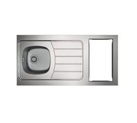 Evier kitchenette ISEO 1 cuve inox L1200mm - MODERNA - CPBD120A30