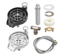 Évier Lave- - Accessoire de Cuisine en Acier Inoxydable Haute Pression 16,5x12x7,6 cm, Construction en Cuivre, Nettoyeur de de Bouteilles, Outil Pratique pour la Location d'e