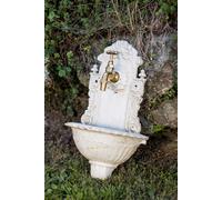 EVIER MUR FOUNTAIN JARDIN DE FER NOSTALGIE ANTIQUE STYLE FOUNTAIN BLANC