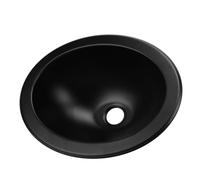 Évier Ovale en Acier Inoxydable RV 10 X 13, Cuve Simple, Lavabo de Cuisine, Salle de Bain, évier avec Trou de Vidange de 1,57 Pouces, pour Bateau, Caravane, Camping-car