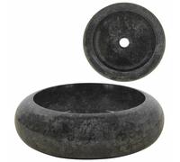 Évier Pierre Naturelle Marbre Crème Lavabo Lave-Mains Vasque Toilette vidaXL