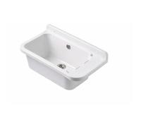 Evier Poste d’eau en polypropylène blanc Robuste Intérieur et extérieur 60 cm