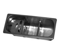 Evier pour Cuillère à Glace 270X110X120 mm Avec Trou d'Evacuation