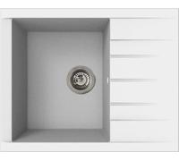 Evier - Résine SMC - Blanc uni - A encastrer - STRADOUR - Cube 1C XS - 62 x 50 cm