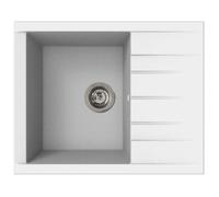 Evier - Résine SMC - Blanc uni - A encastrer - STRADOUR - Cube 1C XS - 62 x 50 cm