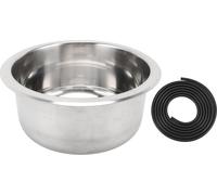 Évier rond en acier inoxydable pour camping-car Barre de cuisine simple avec drainage de 40 mm pour chariot de bateau Véhicule de camping